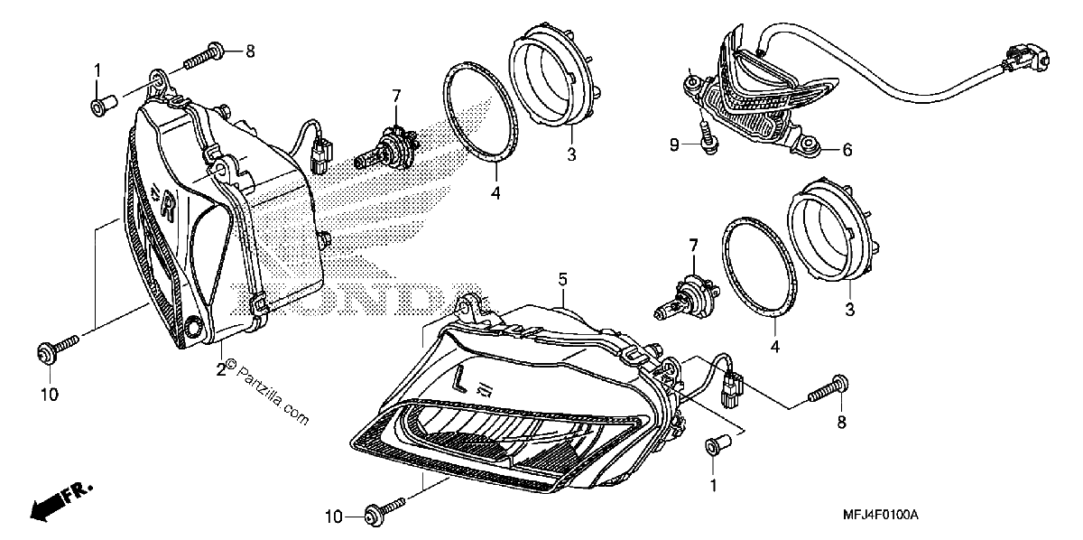 Diagrama de HEADLIGHT
