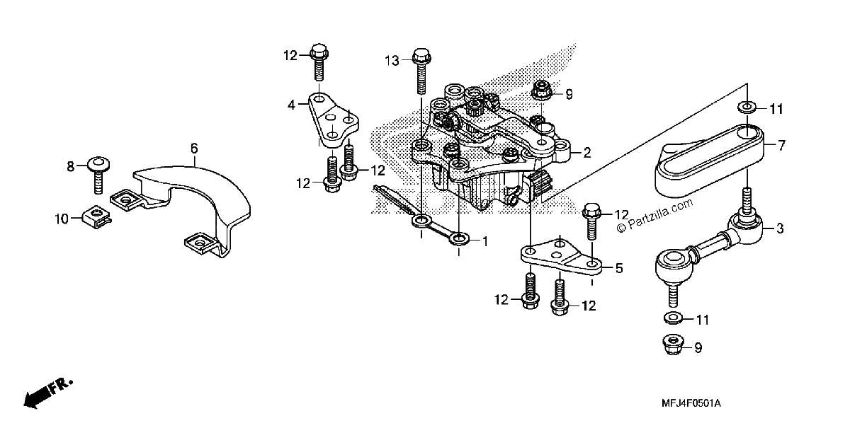 Diagrama de STEERING DAMPER