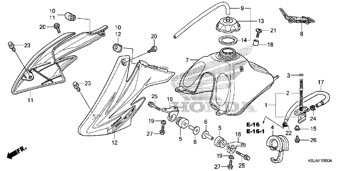 Diagrama de FUEL TANK