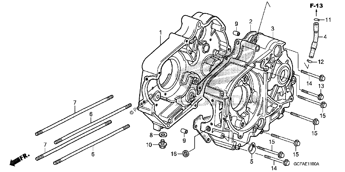 Diagrama de CRANKCASE
