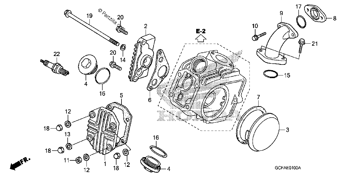 Diagrama de CYLINDER HEAD COVER