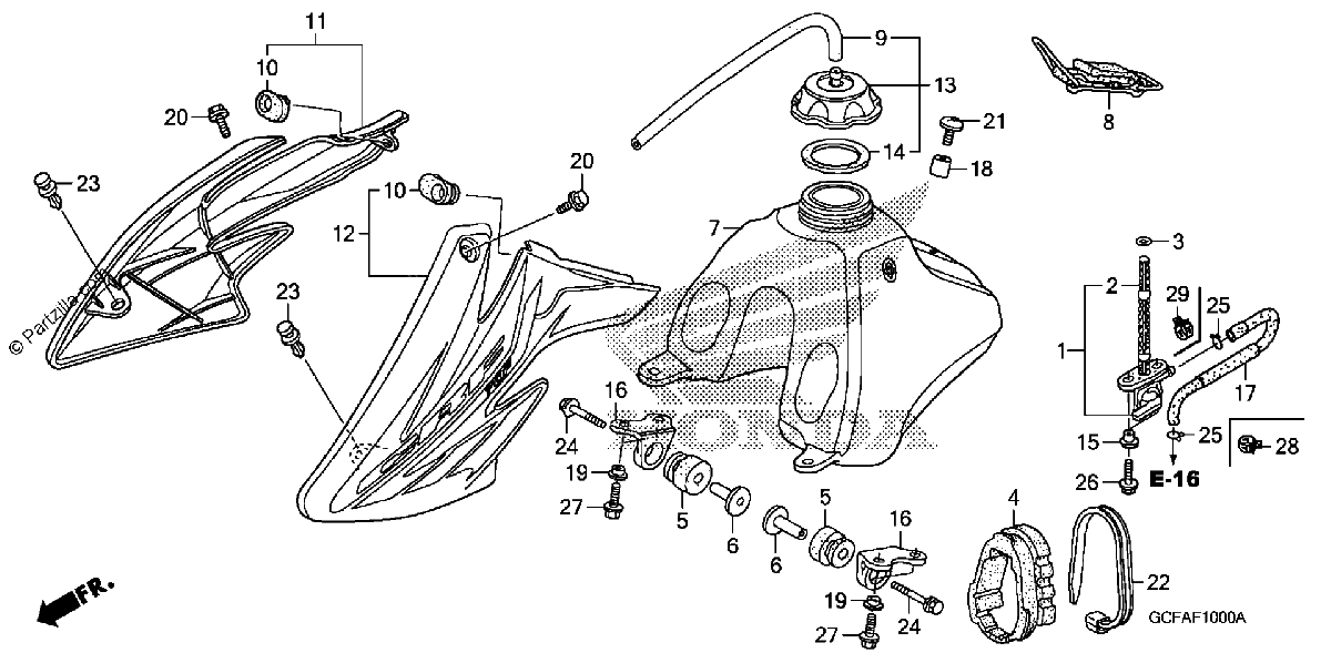 Diagrama de FUEL TANK