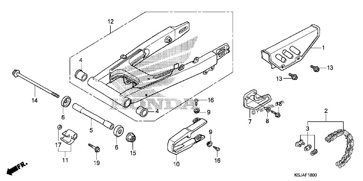 Diagrama de SWINGARM