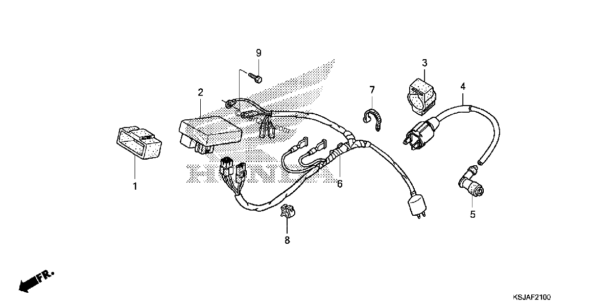 Diagrama de WIRE HARNESS