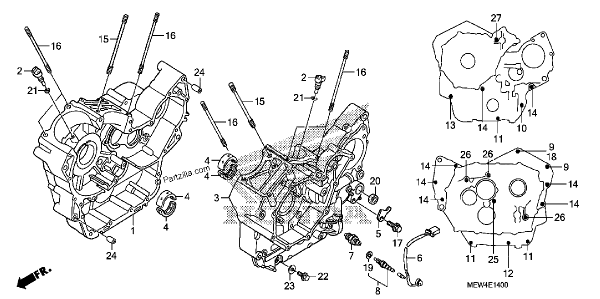 Diagrama de CRANKCASE