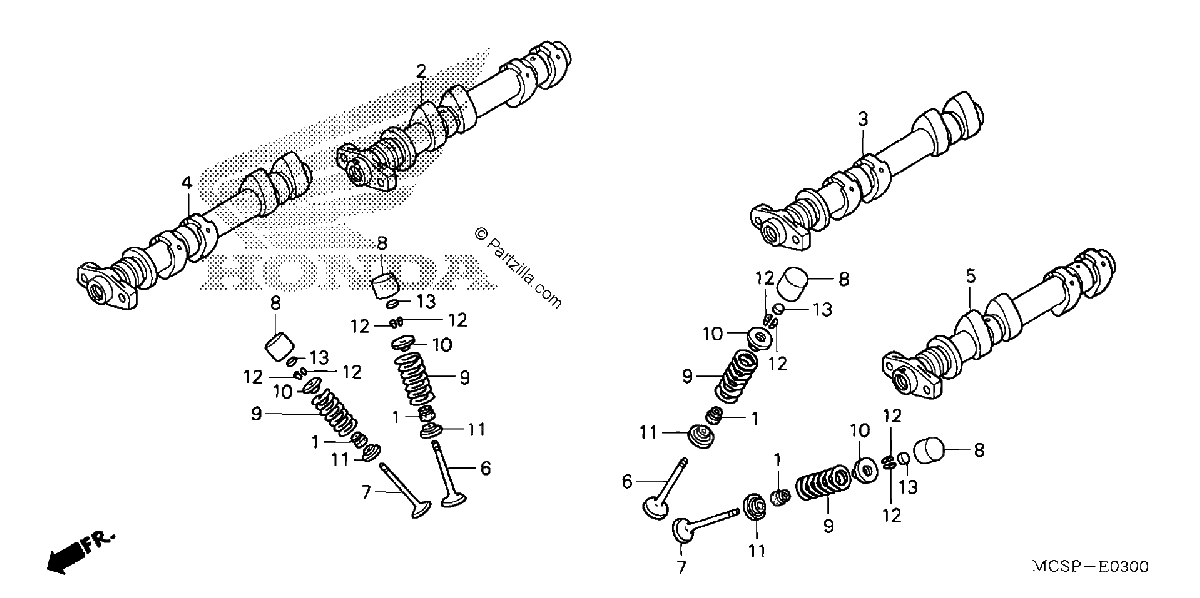 Diagrama de CAMSHAFT VALVE