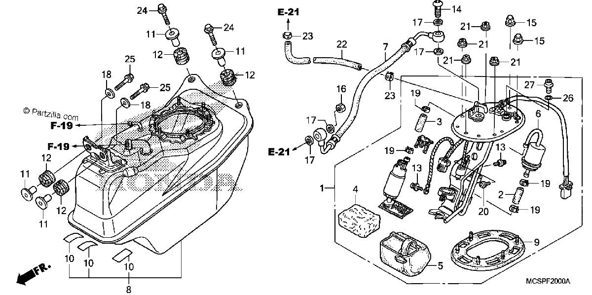 Diagrama de FUEL PUMP