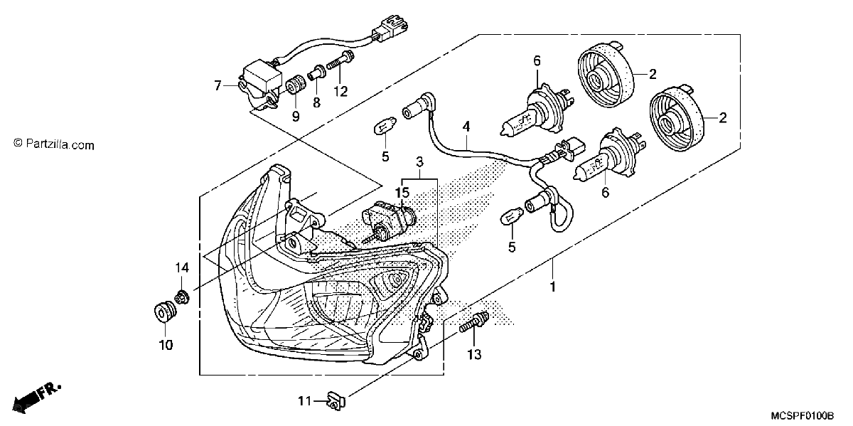 Diagrama de HEADLIGHT