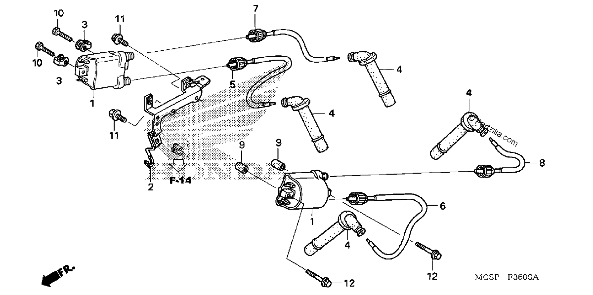 Diagrama de IGNITION COIL