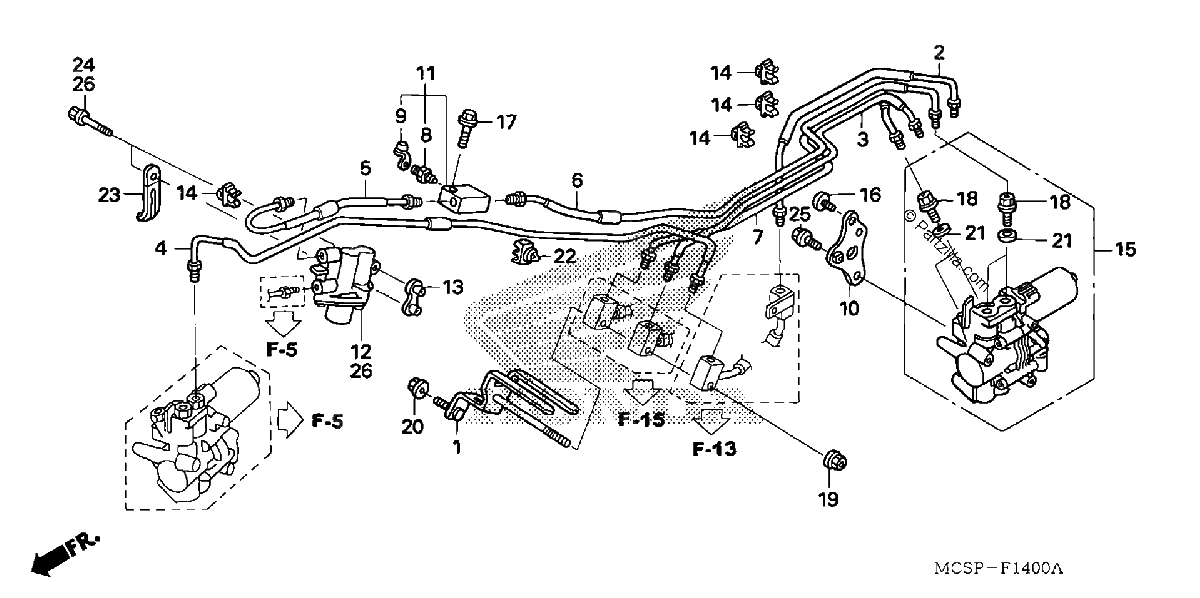 Diagrama de PROPORTIONING CONTROL VALVE