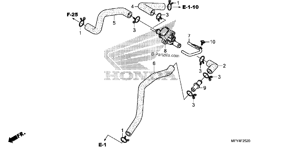 Diagrama de AIR INJECTION CONTROL VALVE