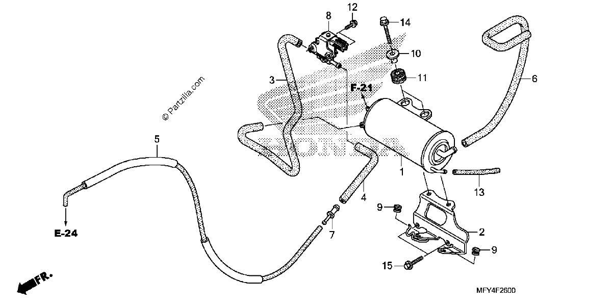 Diagrama de EVAP CANISTER