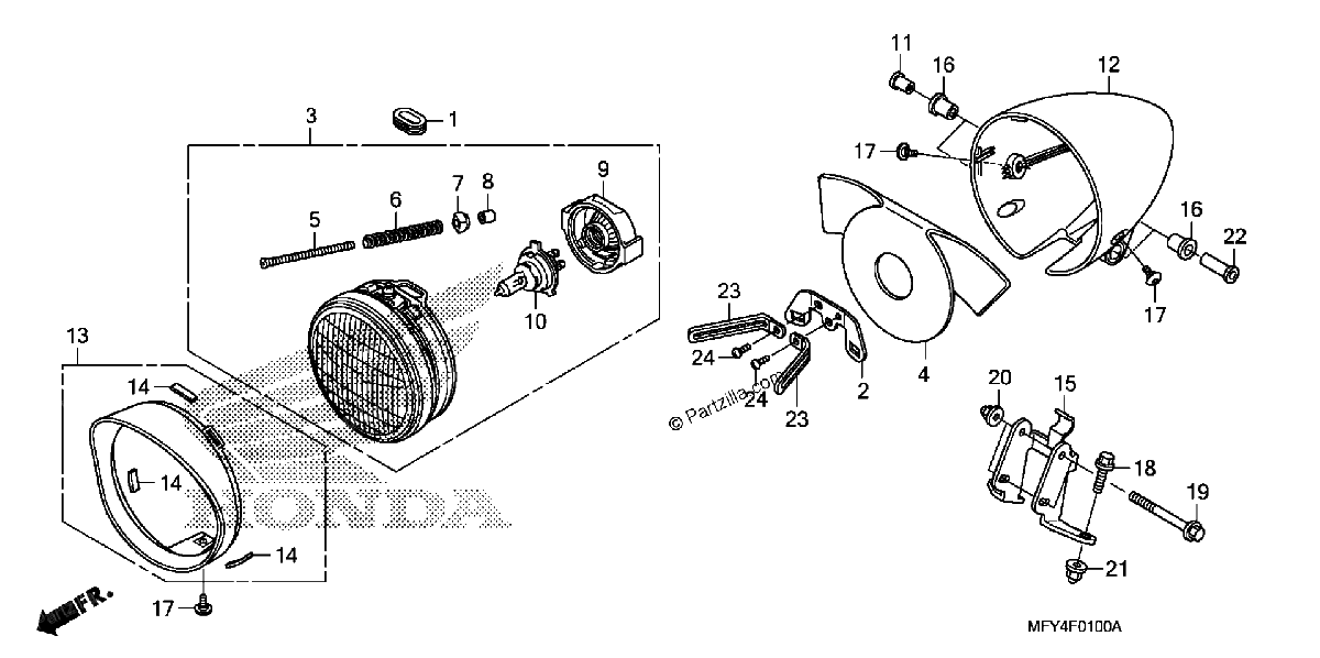 Diagrama de HEADLIGHT