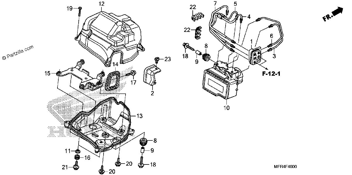 Diagrama de ABS MODULATOR