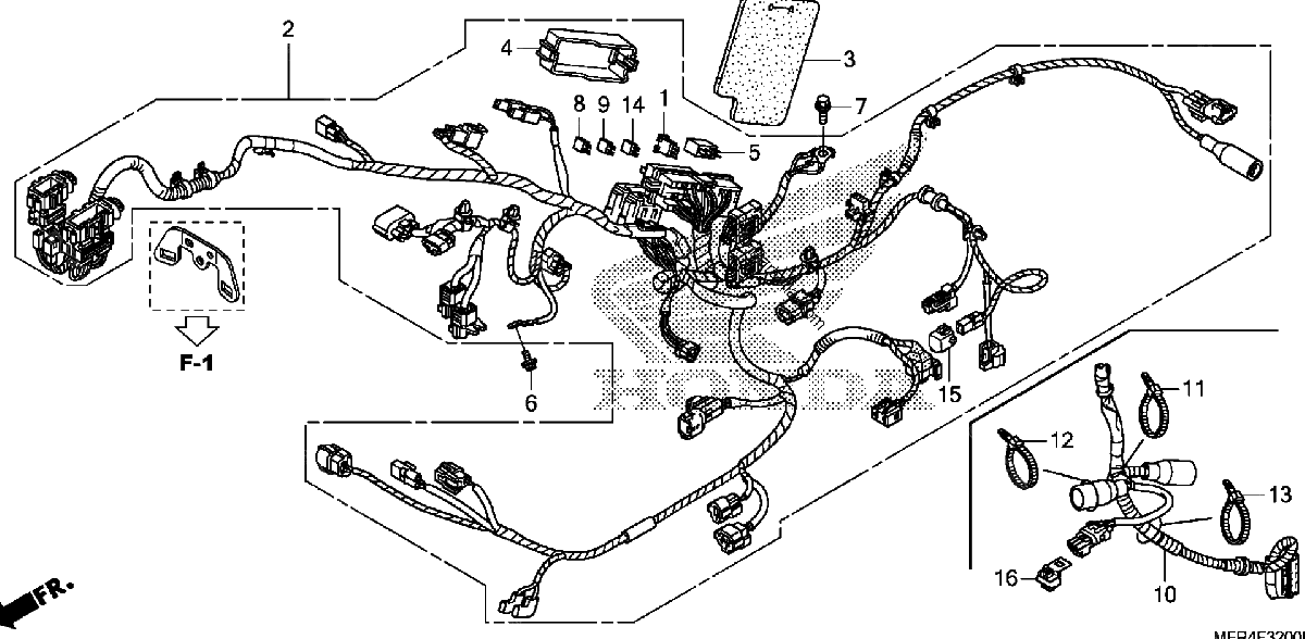 Diagrama de WIRE HARNESS