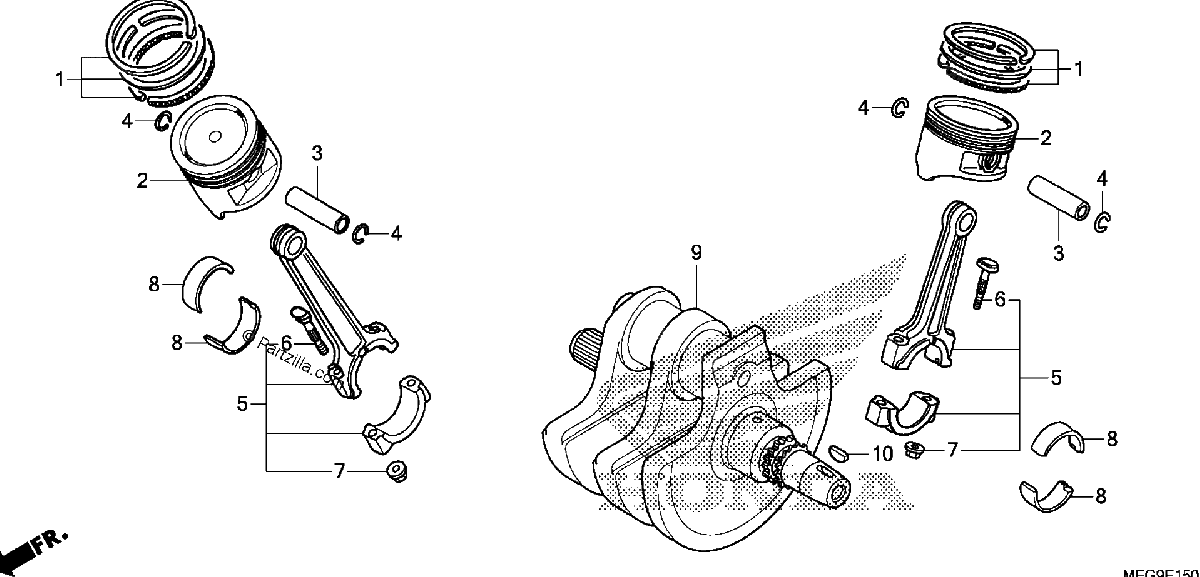 Diagrama de CRANKSHAFT