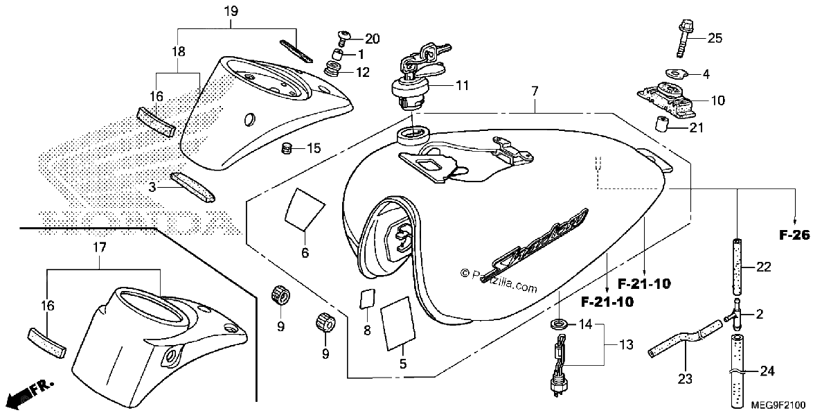 Diagrama de FUEL TANK