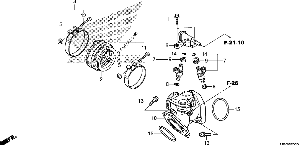 Diagrama de INTAKE MANIFOLD