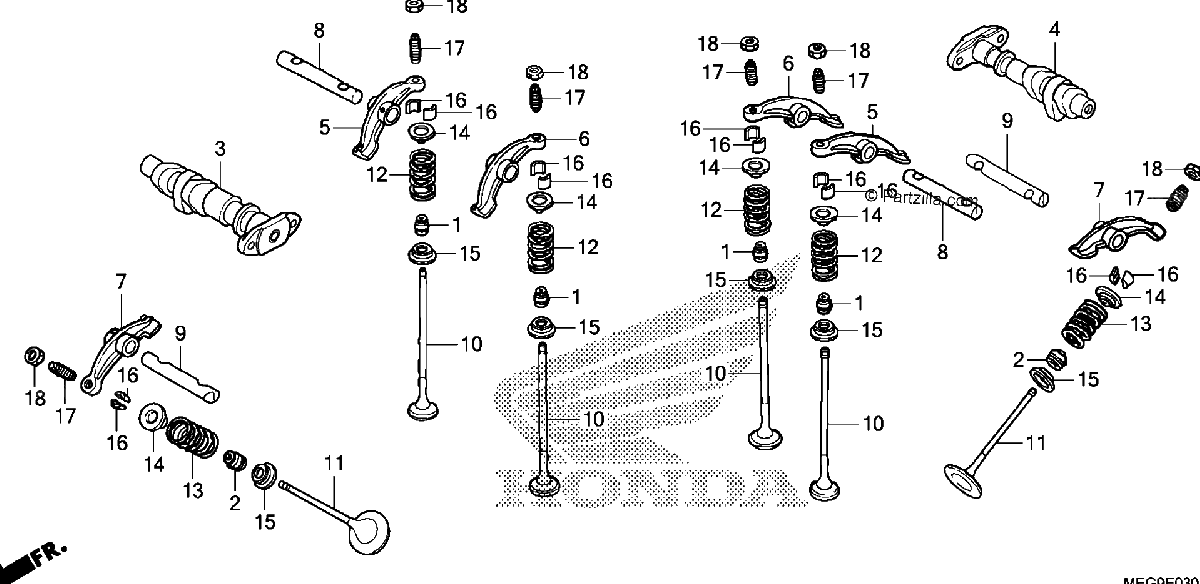 Diagrama de CAMSHAFT VALVE