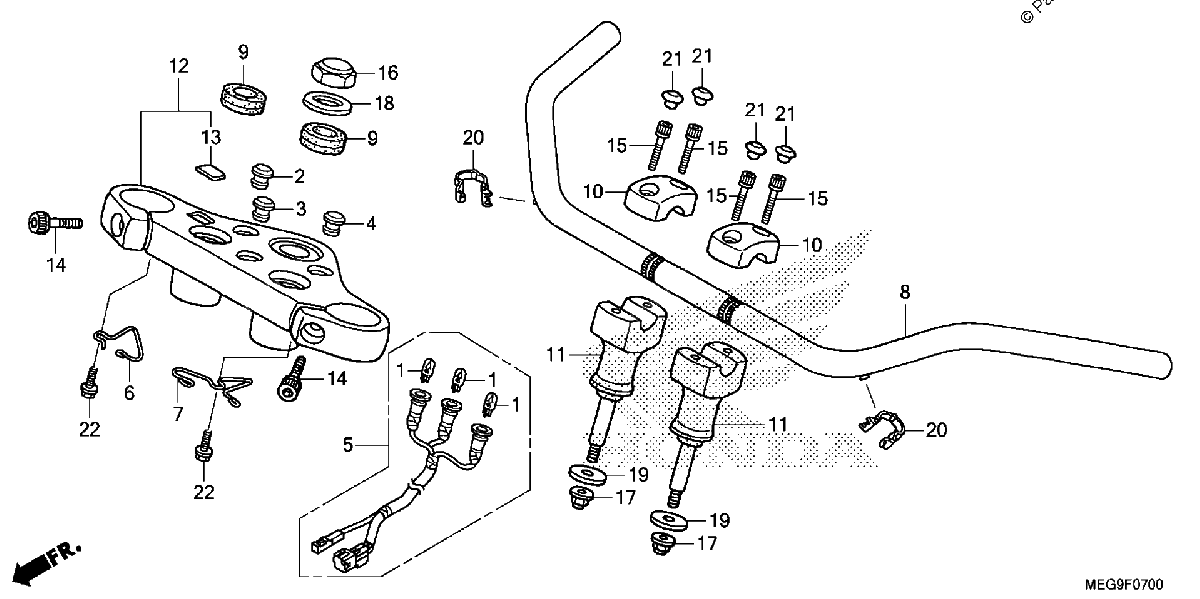 Diagrama de HANDLEBAR 1