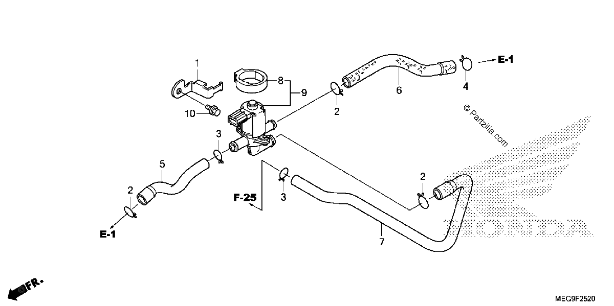 Diagrama de AIR INJECTION CONTROL VALVE