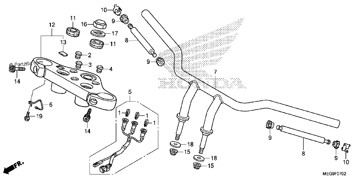 Diagrama de HANDLEBAR 3