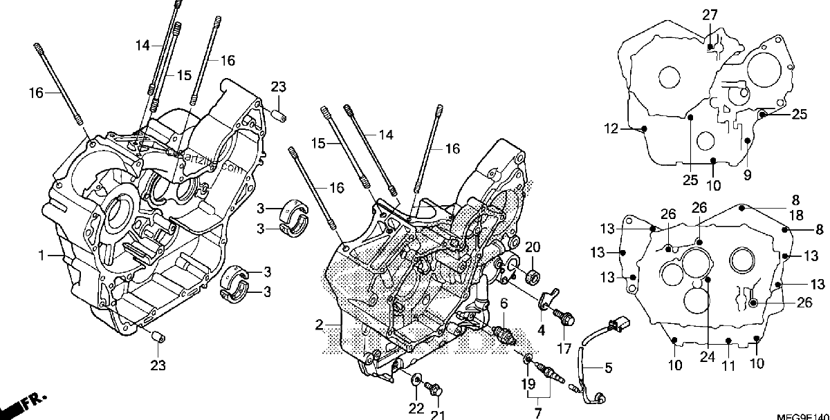 Diagrama de CRANKCASE