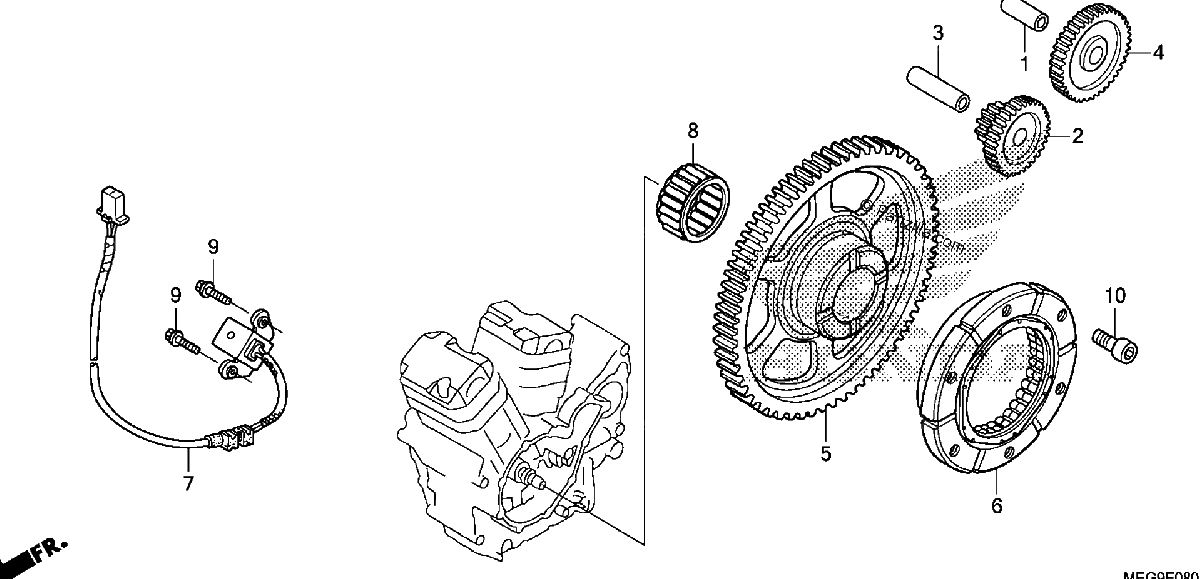 Diagrama de STARTING CLUTCH