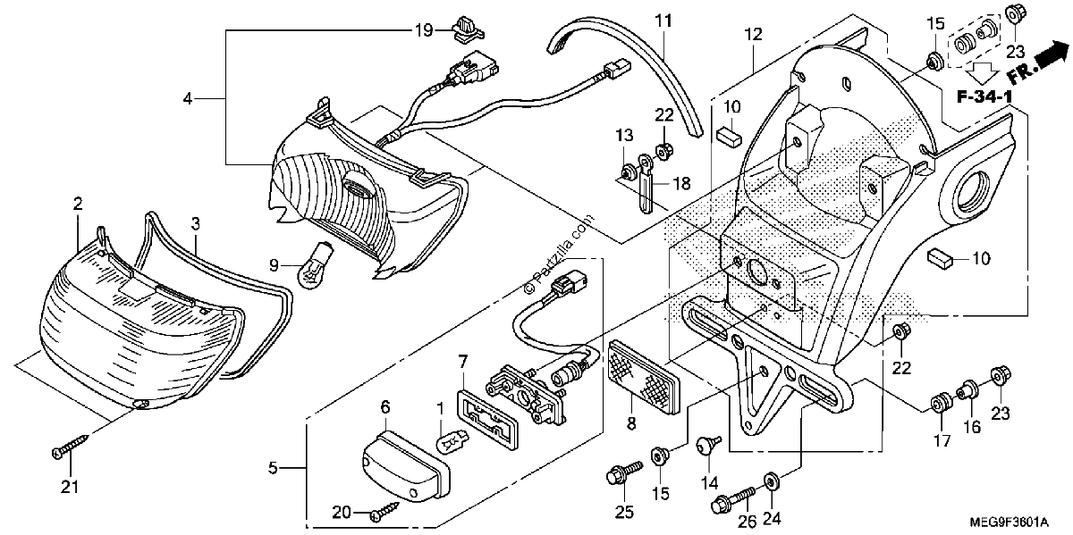 Diagrama de TAILLIGHT 2