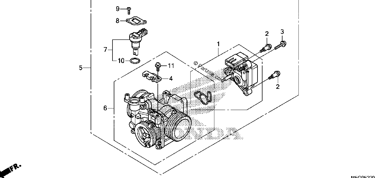 Diagrama de THROTTLE BODY