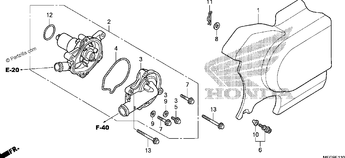 Diagrama de WATER PUMP