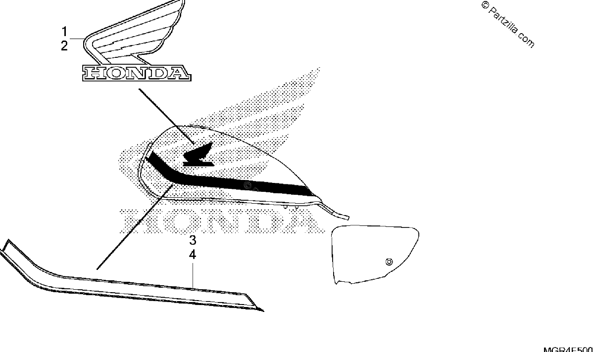 Diagrama de MARK VT750RS 3AC