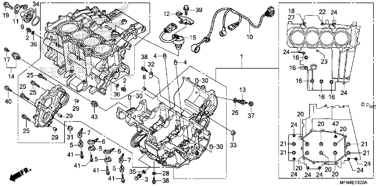 Diagrama de CRANKCASE