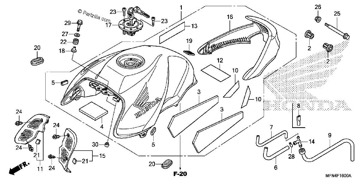 Diagrama de FUEL TANK