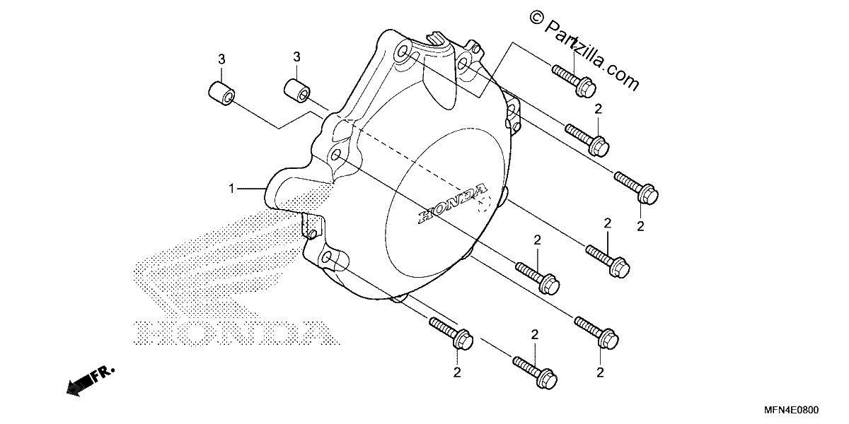 Diagrama de ALTERNATOR COVER