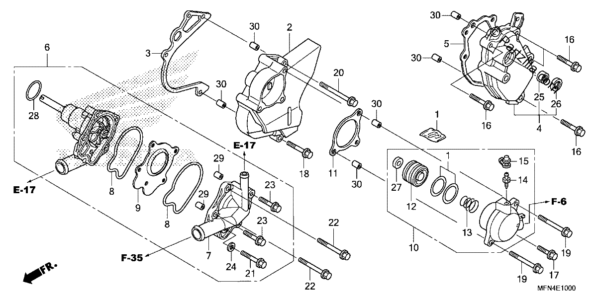 Diagrama de WATER PUMP