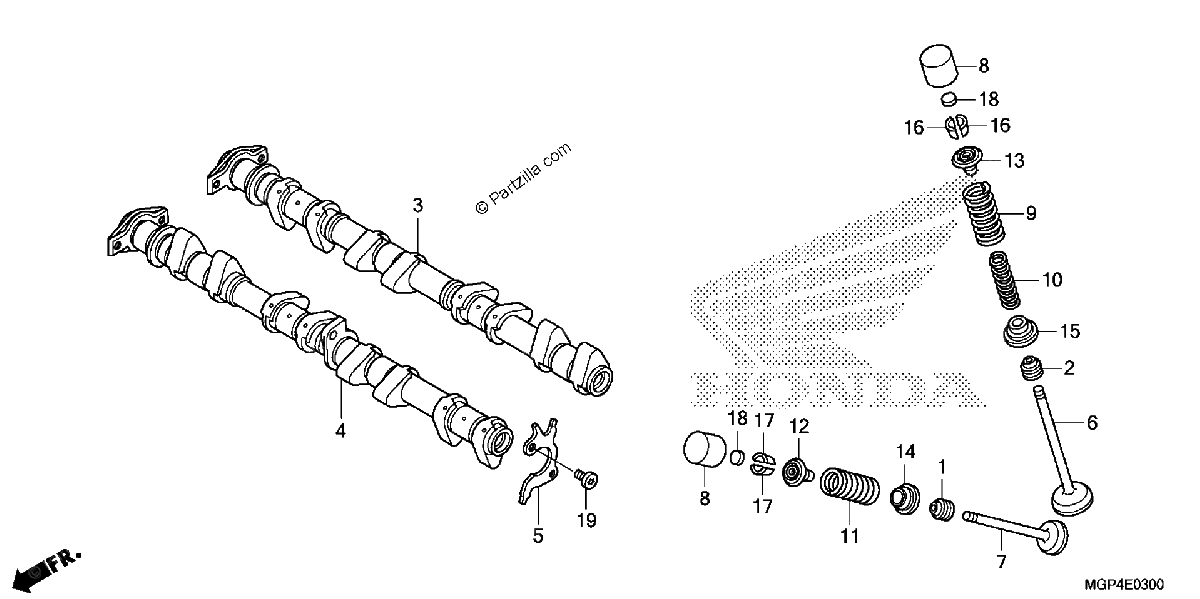 Diagrama de CAMSHAFT VALVE