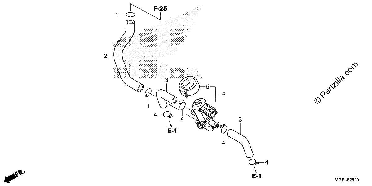 Diagrama de AIR INJECTION CONTROL VALVE