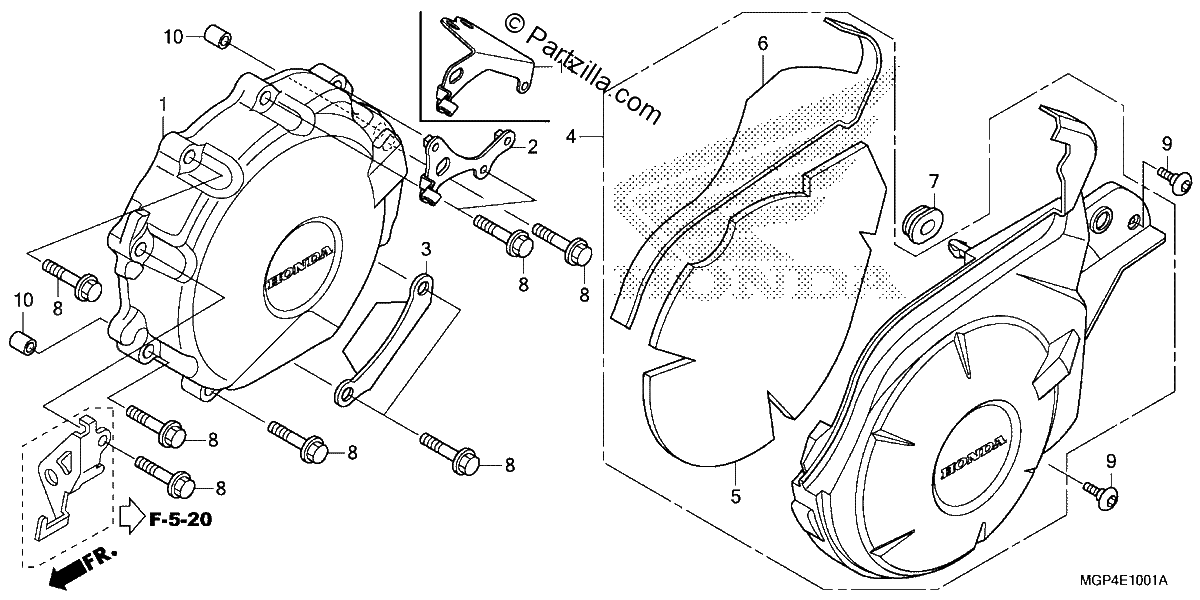 Diagrama de ALTERNATOR COVER 2