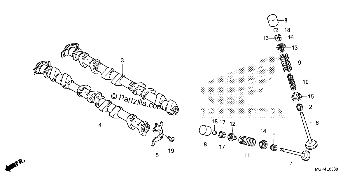 Diagrama de CAMSHAFT VALVE