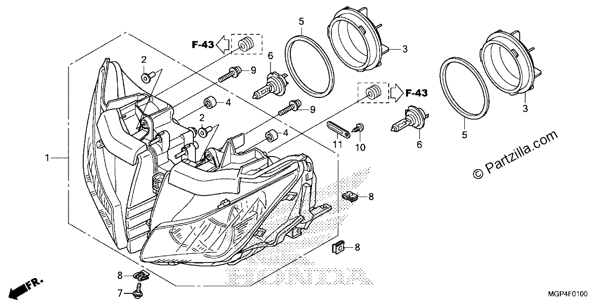Diagrama de HEADLIGHT