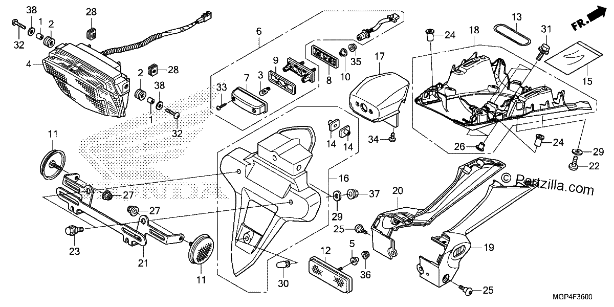Diagrama de TAILLIGHT