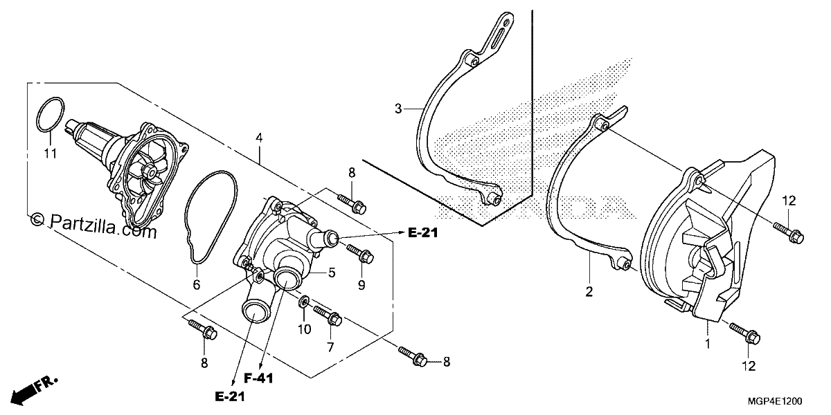 Diagrama de WATER PUMP