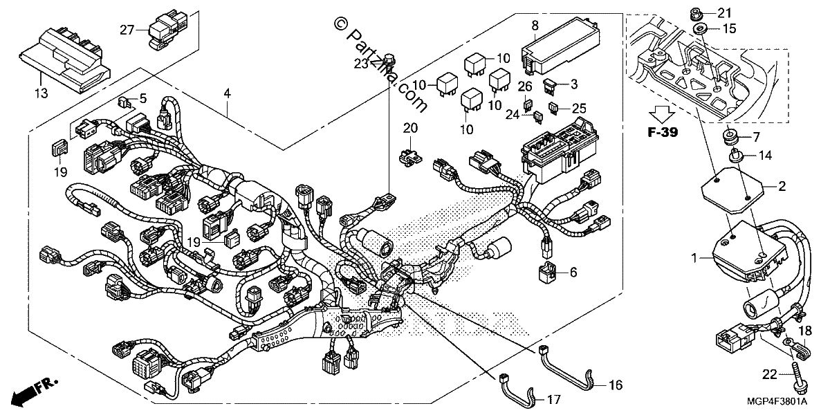 Diagrama de WIRE HARNESS 2