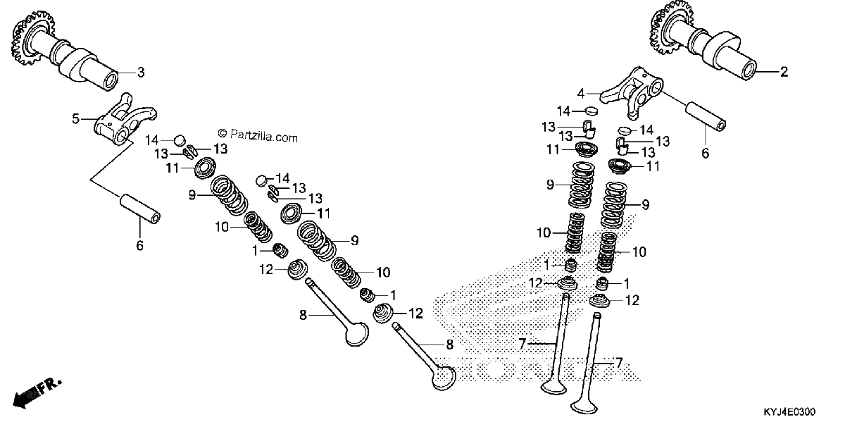 Diagrama de CAMSHAFT VALVE