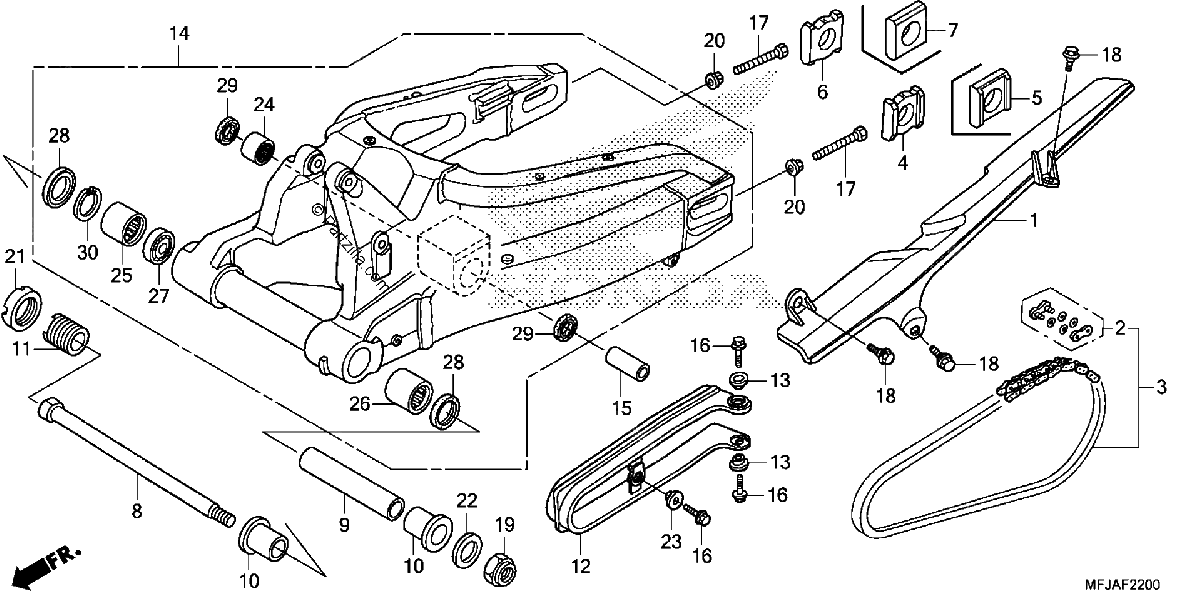 Diagrama de SWINGARM