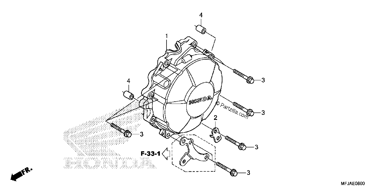 Diagrama de ALTERNATOR COVER