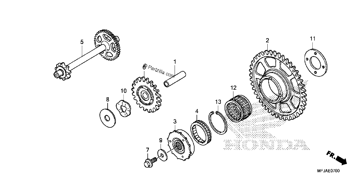 Diagrama de STARTING CLUTCH