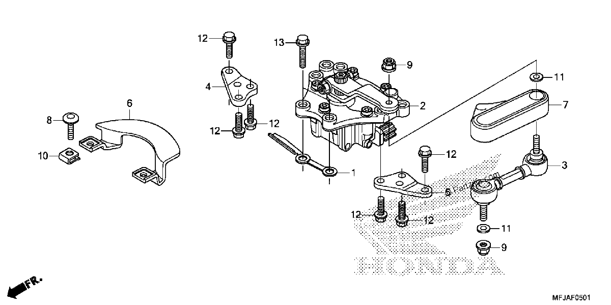 Diagrama de STEERING DAMPER