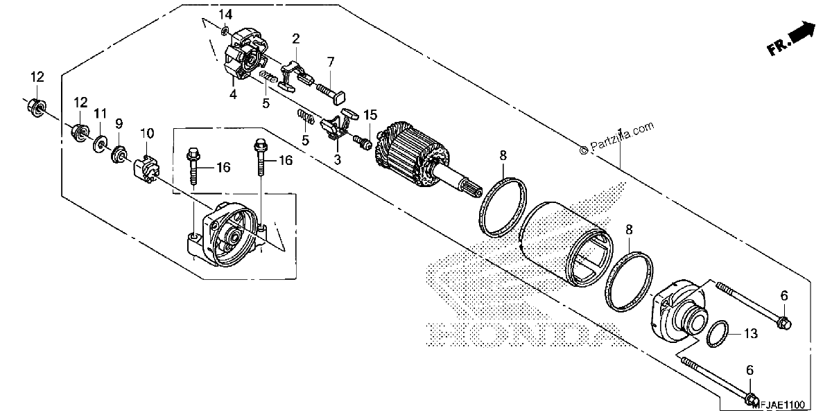 Diagrama de STARTING MOTOR
